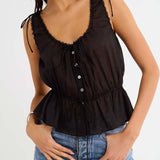 Rosemary Top | Black - Camis and Tanks