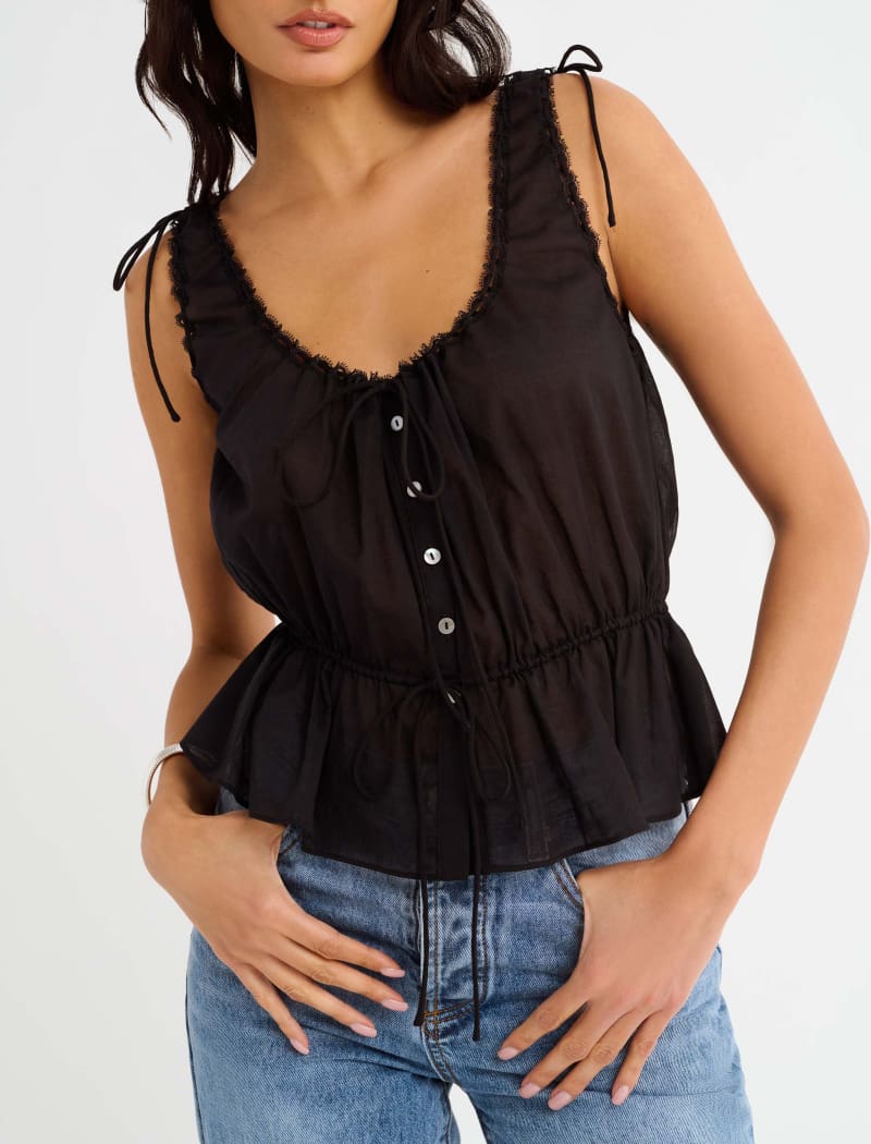 Rosemary Top | Black - Camis and Tanks