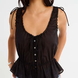 Rosemary Top | Black - Camis and Tanks