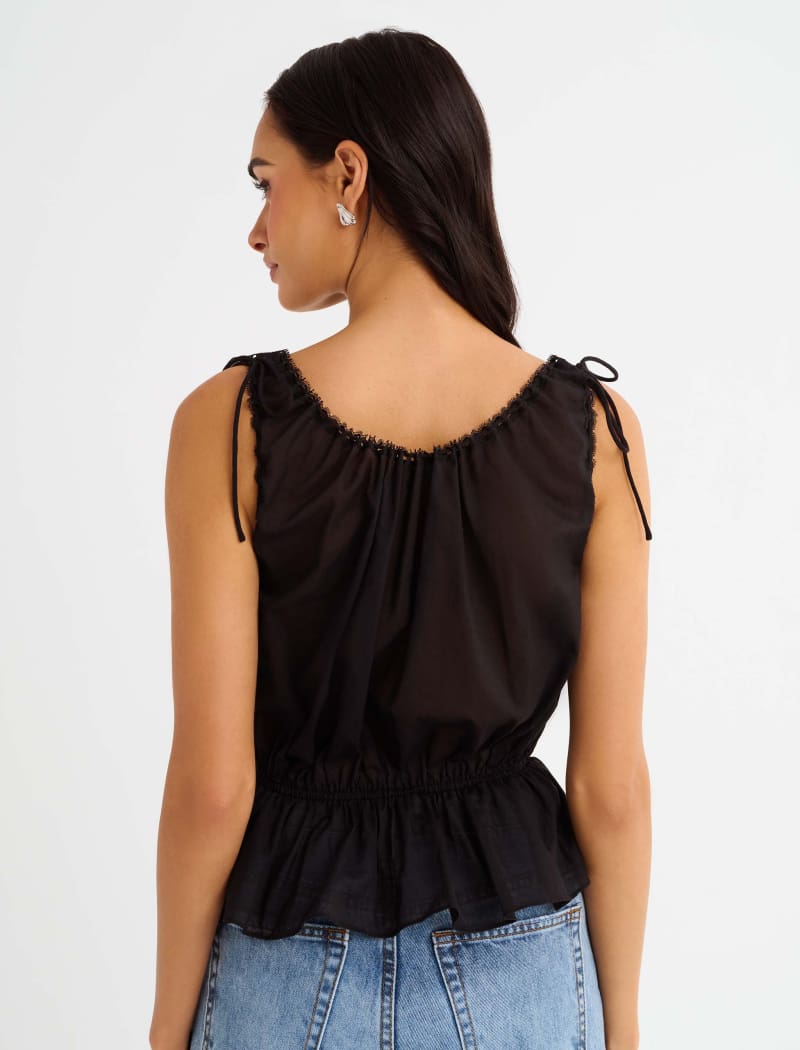 Rosemary Top | Black - Camis and Tanks