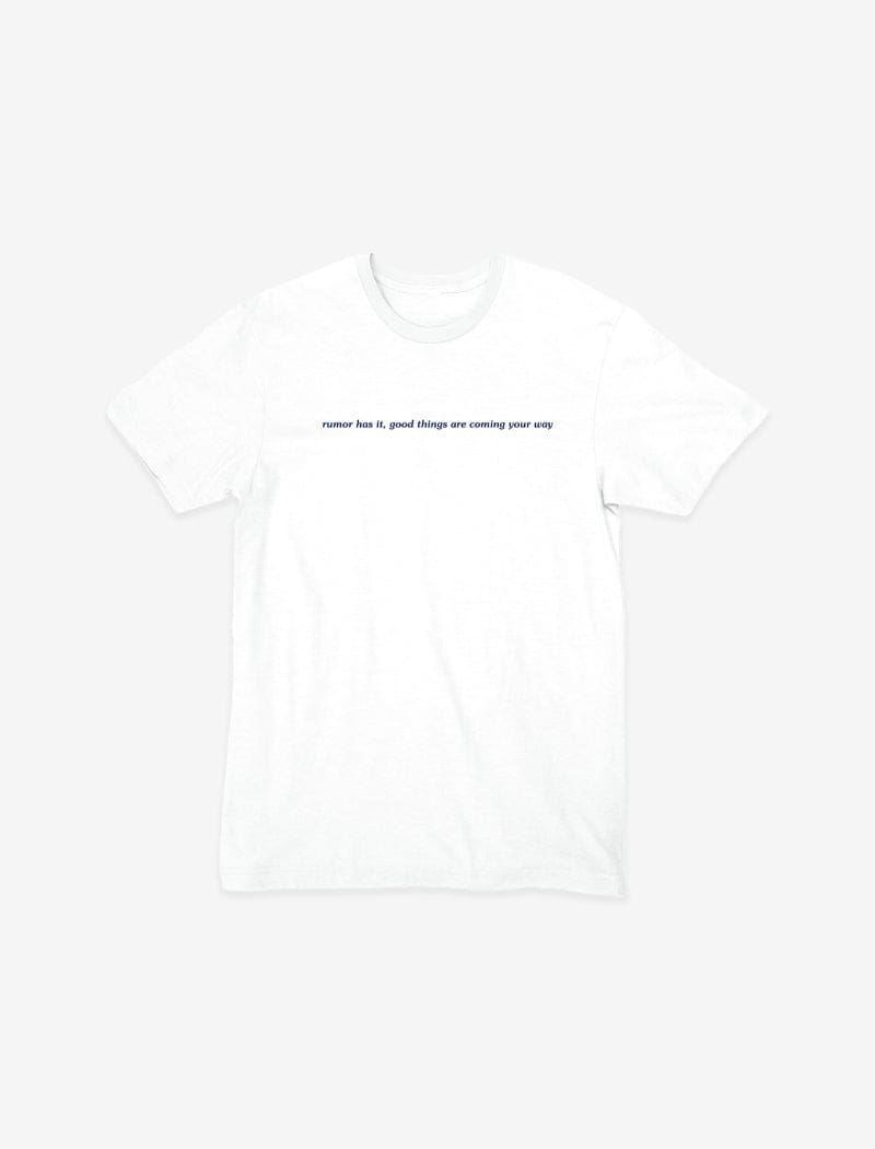 Rumor Has It Tee | White - O/S - T-Shirt