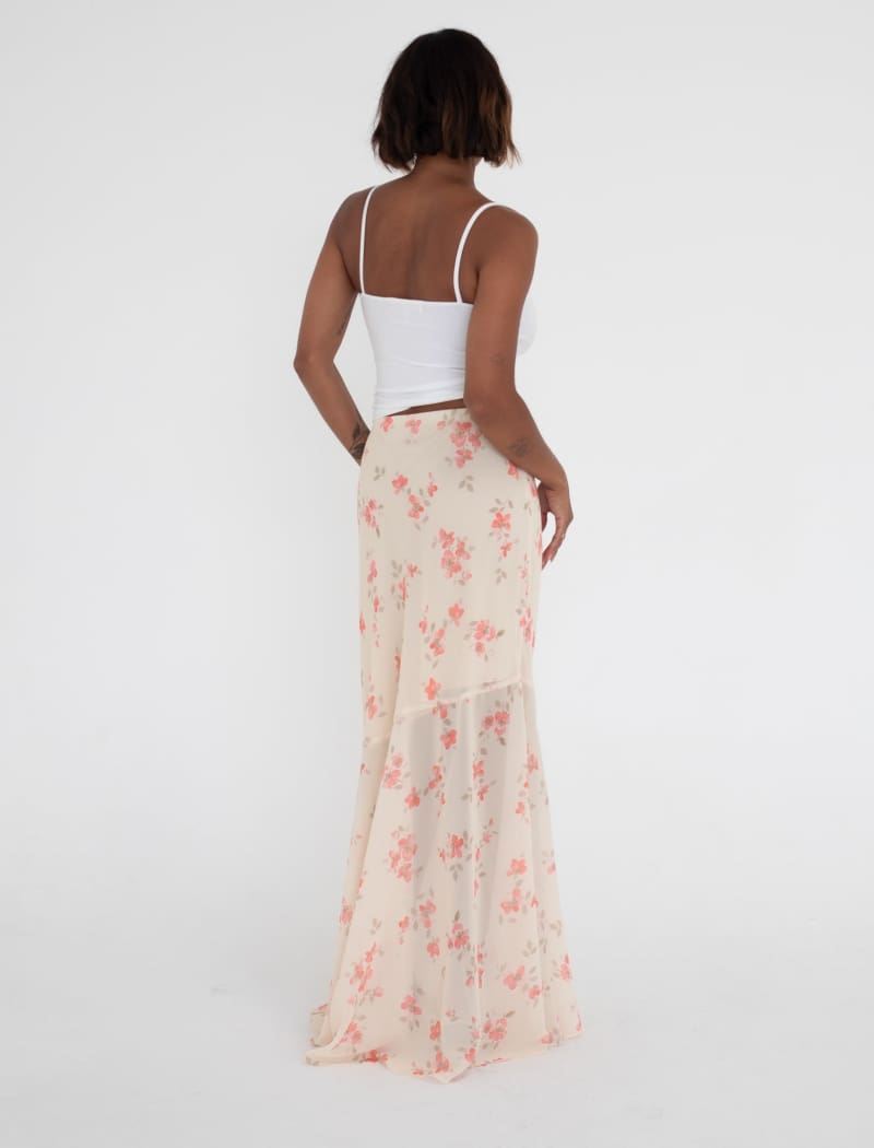 Santeria Maxi Skirt | Whisper Floral - Maxi Skirt