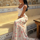 Santeria Maxi Skirt | Whisper Floral - Maxi Skirt