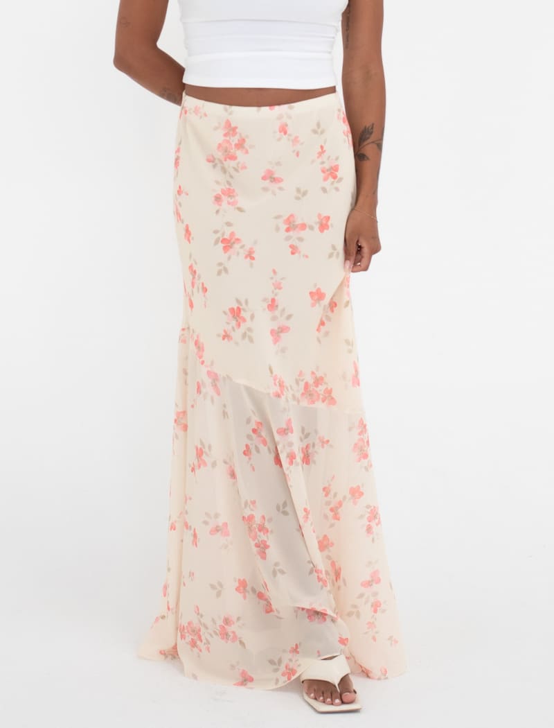 Santeria Maxi Skirt | Whisper Floral - Maxi Skirt