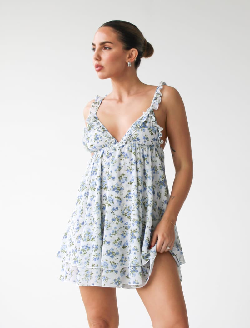 Secret Garden Mini Dress | Wild Blueberry – Rumored