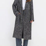 Sinatra Coat | Black Herringbone - Coat