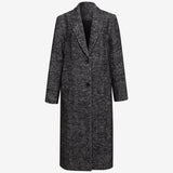 Sinatra Coat | Black Herringbone - Coat