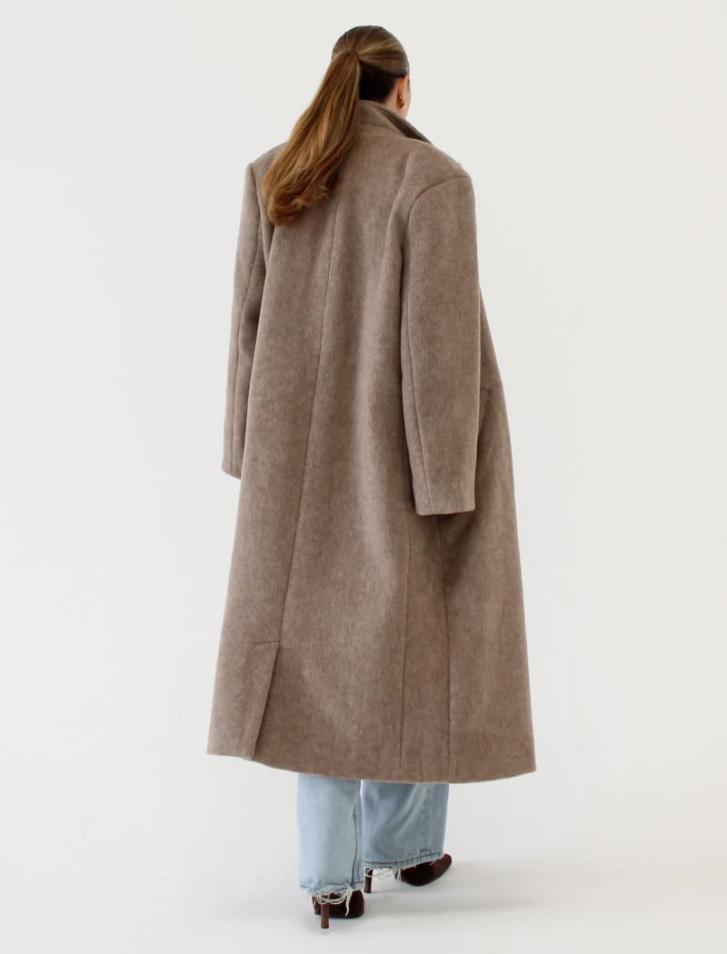 Sinatra Coat | Oat Heathered - Coat