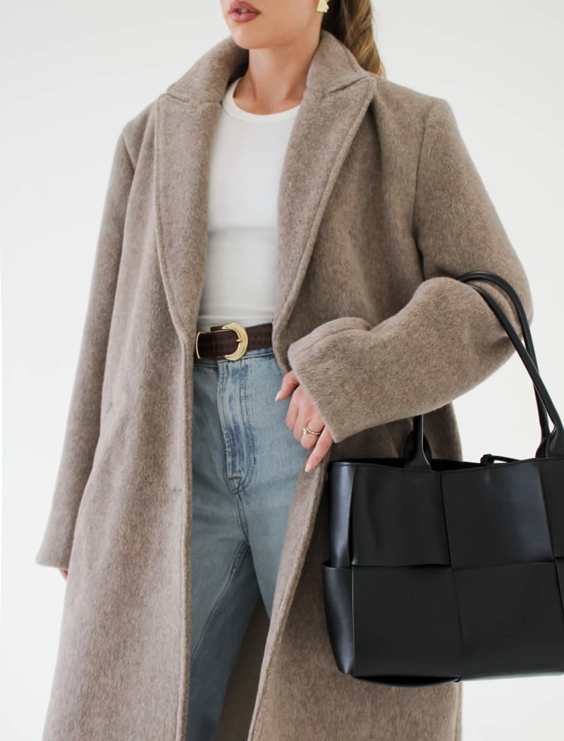 Sinatra Coat | Oat Heathered - Coat