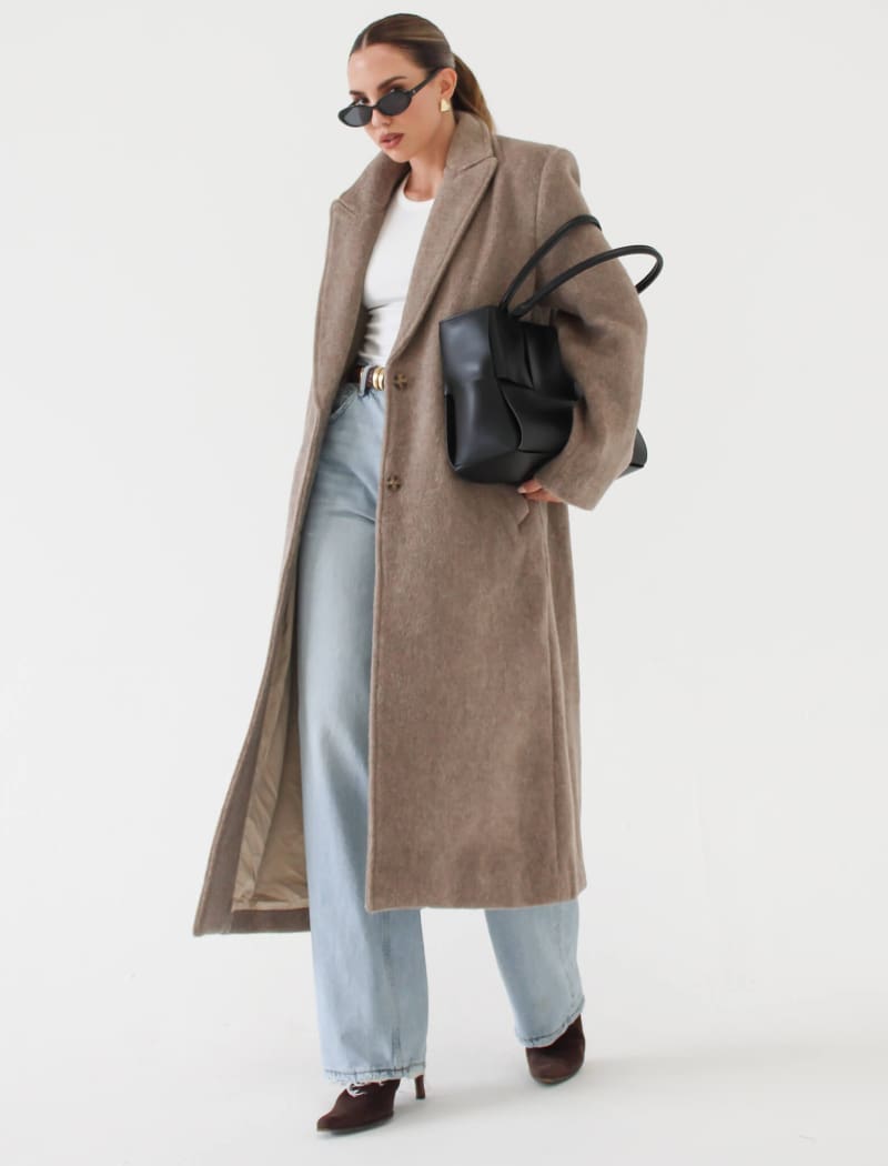 Sinatra Coat | Oat Heathered - Coat