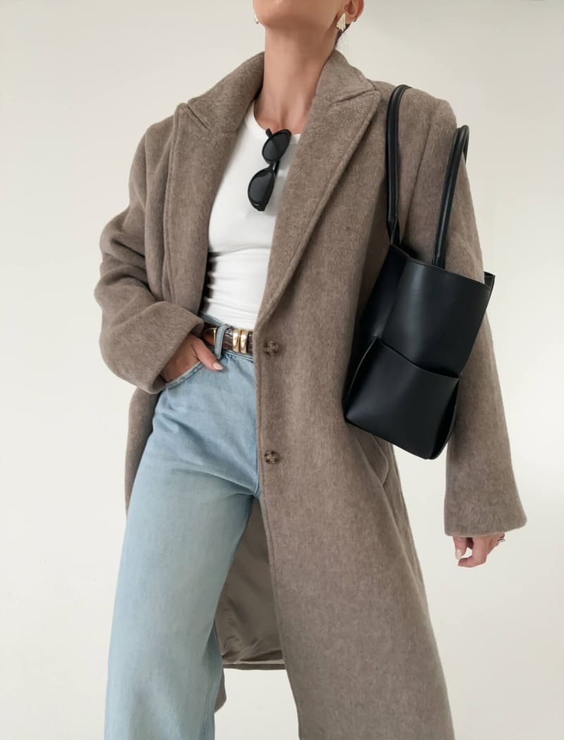 Sinatra Coat | Oat Heathered - Coat