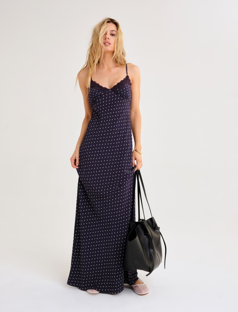 Sinatra Maxi Dress | Coastal Dot - Maxi Dress