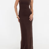 Stella Maxi Dress | Espresso - Maxi Dress