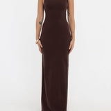 Stella Maxi Dress | Espresso - Maxi Dress