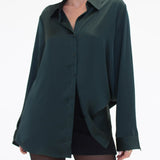 Stevie Button Up | Emerald - Button-Up