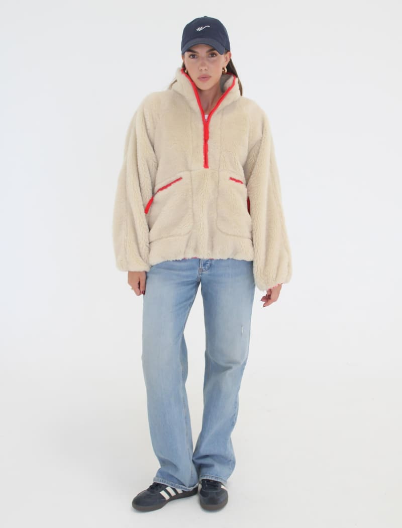 Sun Valley Sherpa | Ecru - Pullover