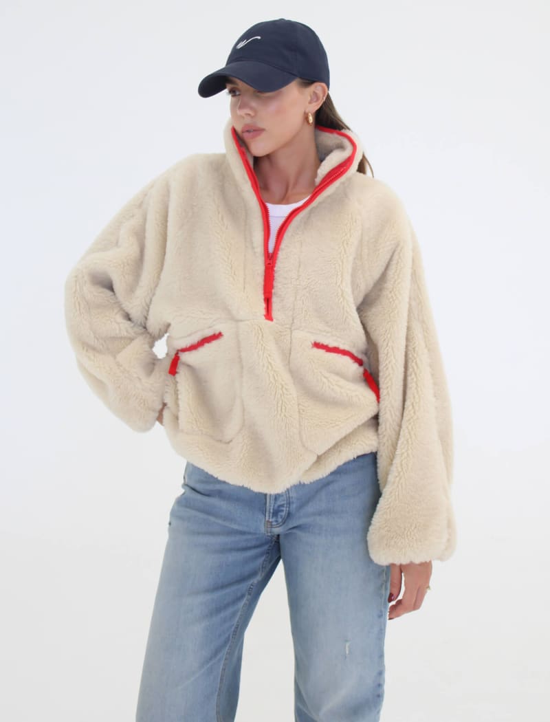 Sun Valley Sherpa | Ecru - Pullover