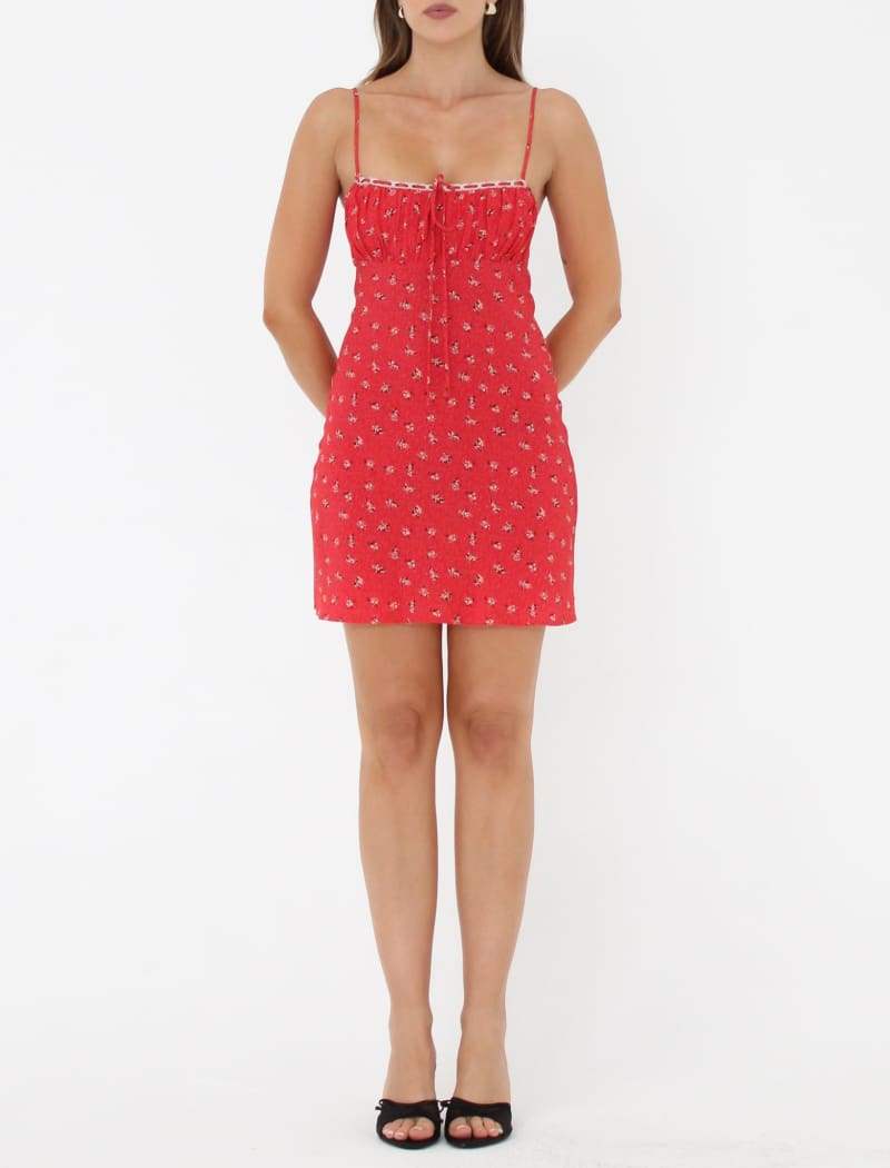 Suncoast Mini Dress | Pinup Red - Mini Dress