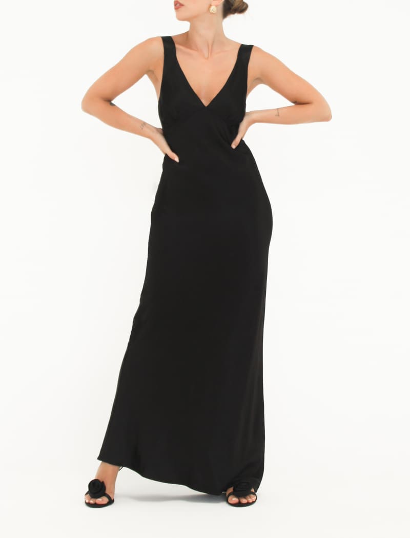 Sunset Strip Maxi Dress | Black - Maxi Dress