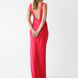 Sunset Strip Maxi Dress | Cranberry - Maxi Dress