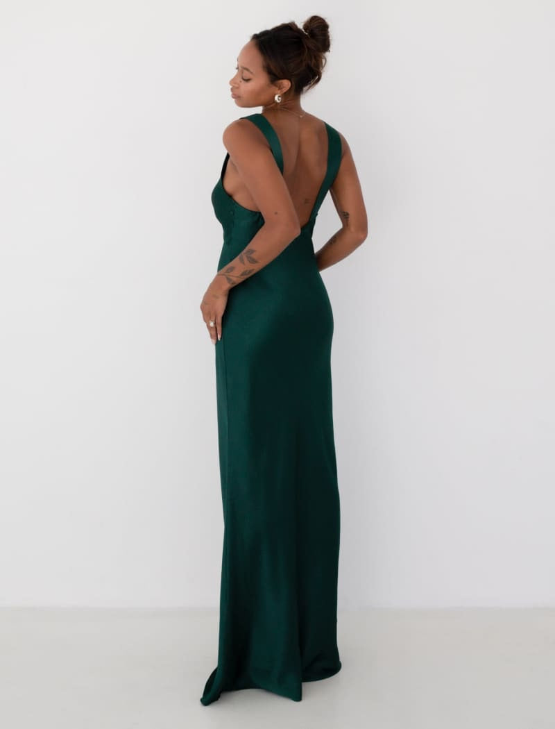 Sunset Strip Maxi Dress | Emerald - Maxi Dress