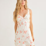 Sunset Strip Mini Dress | Whisper Floral - Mini Dress