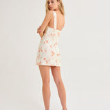 Sunset Strip Mini Dress | Whisper Floral - Mini Dress