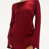 Sweet Talker Mini Dress | Merlot - Mini Dress