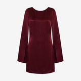 Sweet Talker Mini Dress | Merlot