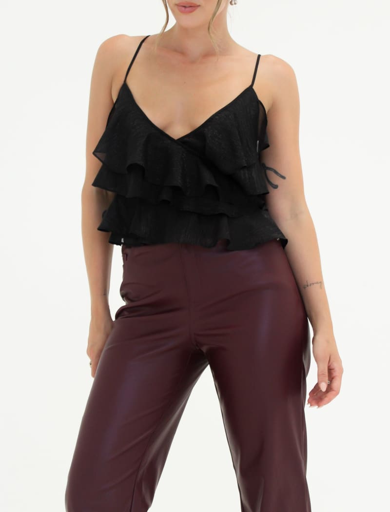 Tango Tank | Black Shimmer - Camis and Tanks