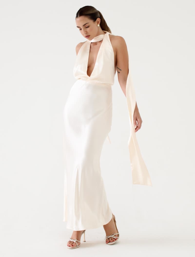 Thelma Midi Dress | Ivory - Midi Dress