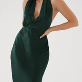 Thelma Midi Dress | Pine - Midi Dress