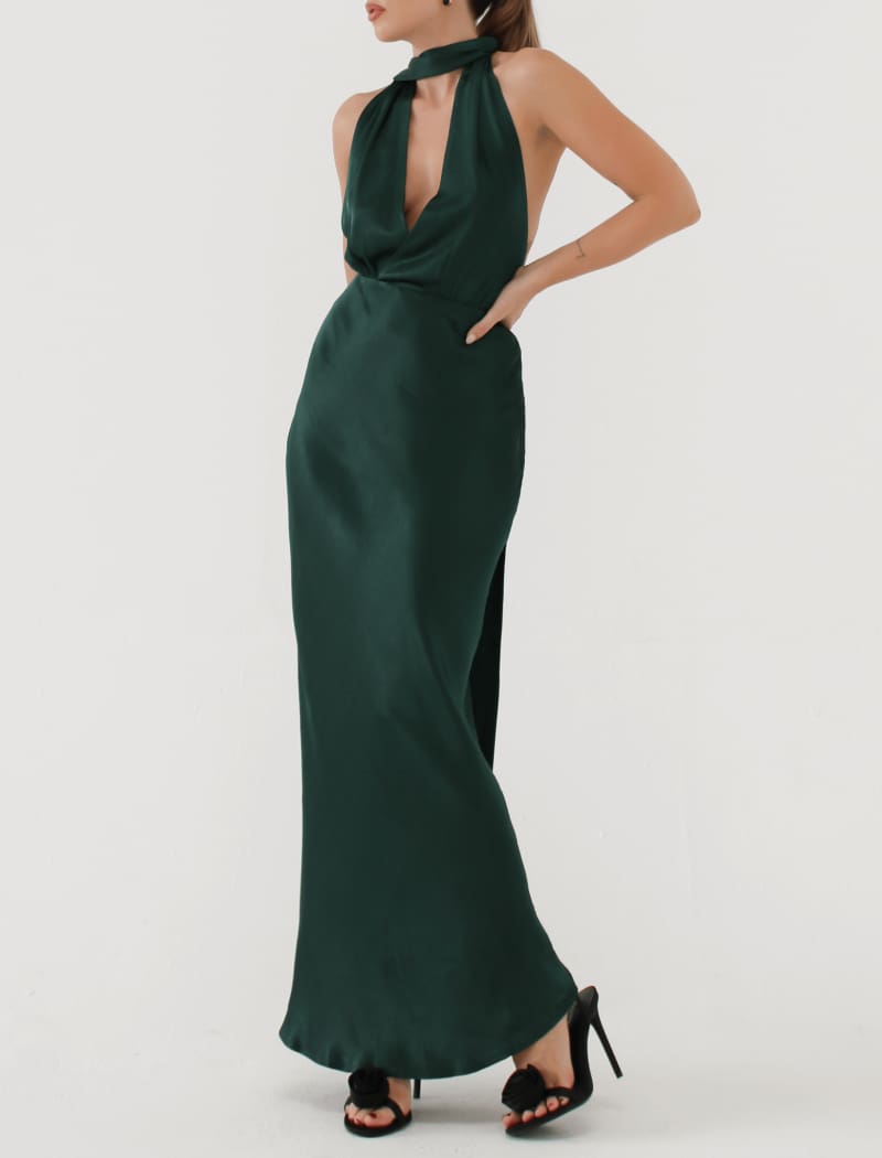 Thelma Midi Dress | Pine - Midi Dress