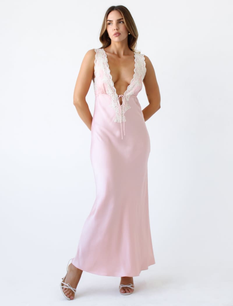 Venice Maxi Dress | Baby Pink