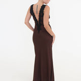 Venice Maxi Dress | Espresso - Maxi Dress