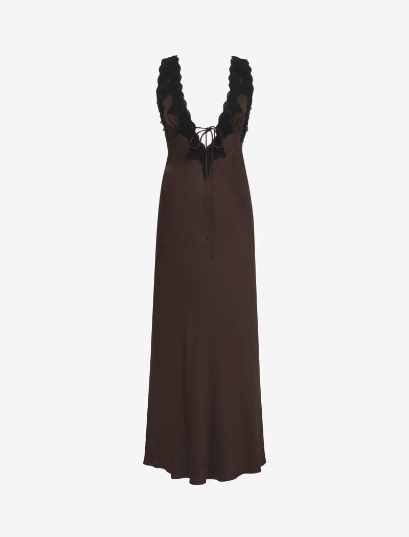 Venice Maxi Dress | Espresso - Maxi Dress