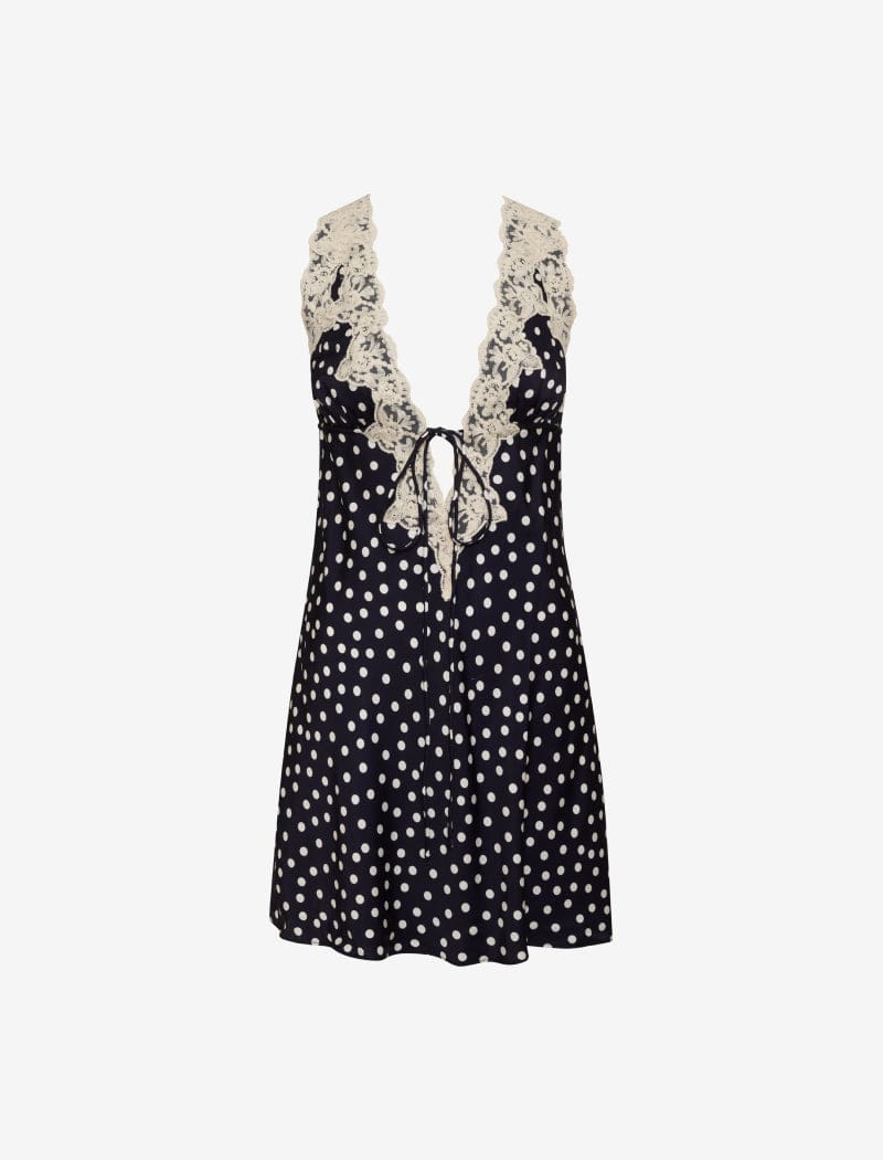 Venice Mini Dress | Nautical Dot - Mini Dress