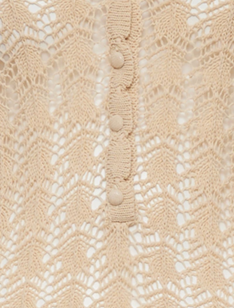 Ventura Crochet Maxi Dress | Cream