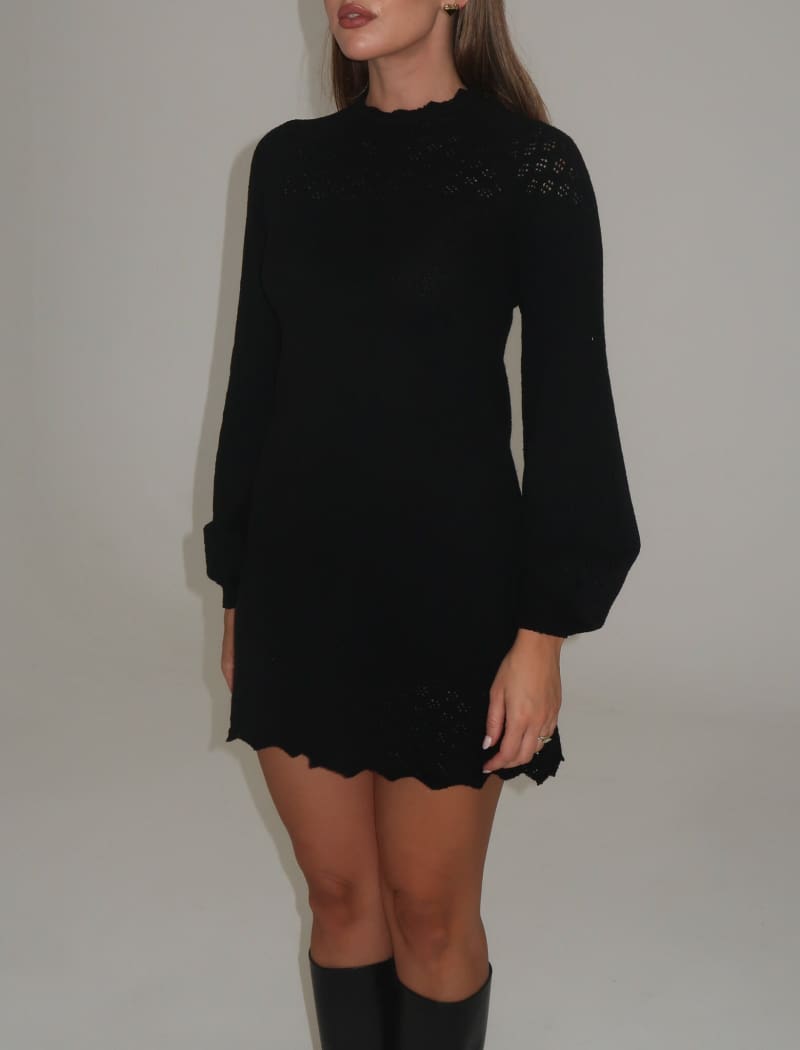 Vermont Mini Dress | Black - Mini Dress