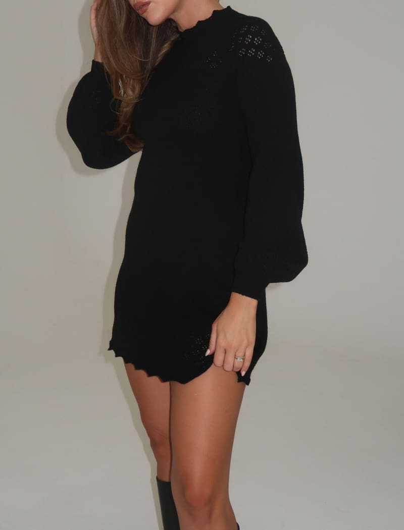 Vermont Mini Dress | Black - Mini Dress