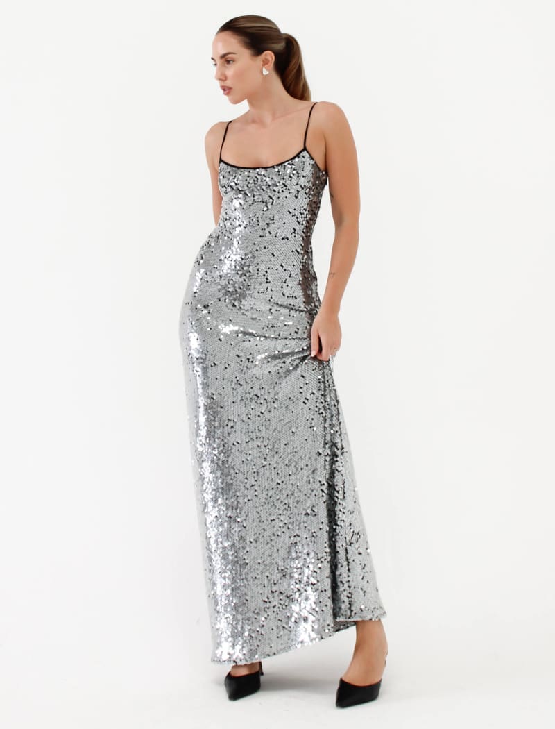 Vintage Slip Maxi Dress | Disco - Maxi Dress