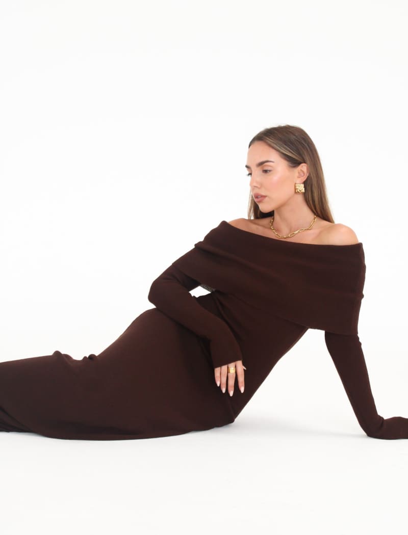 Winona Maxi Dress | Espresso