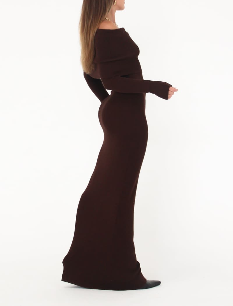 Winona Maxi Dress | Espresso