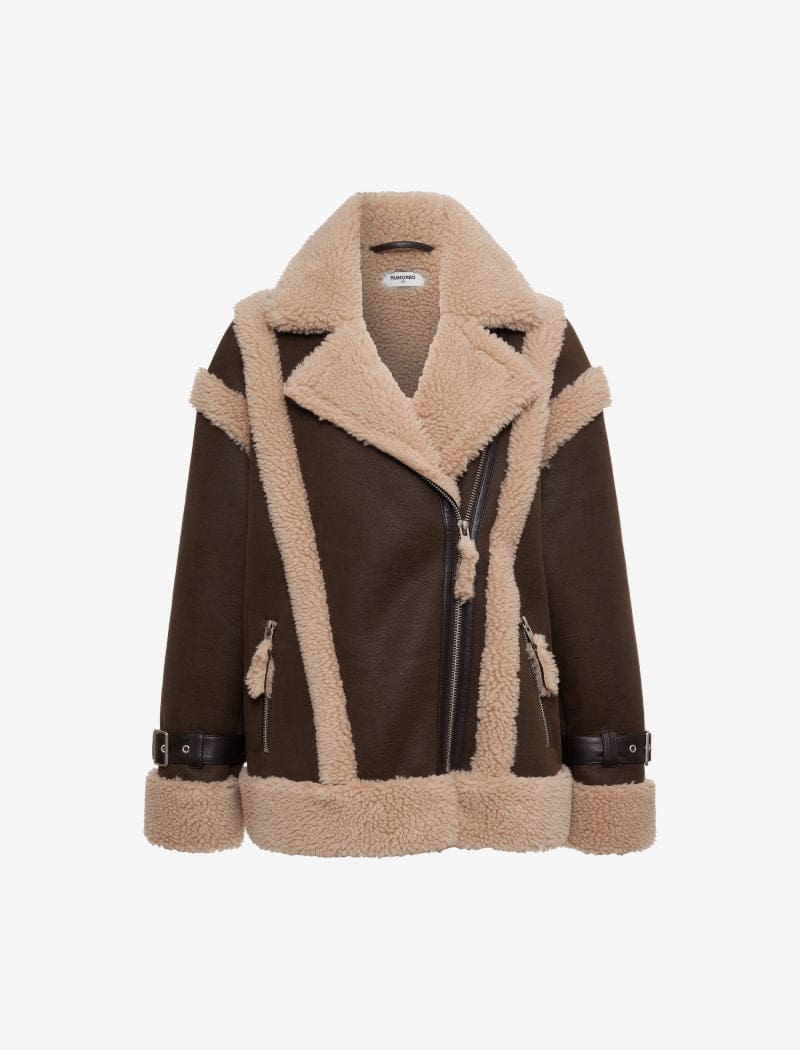 Wrangler Shearling Jacket | Espresso - Jackets