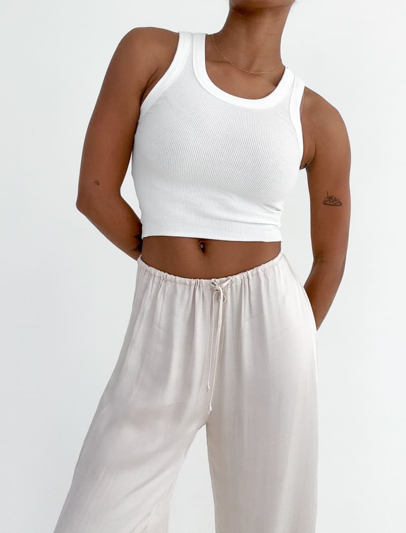 Yankee Tank | White - Camis and Tanks