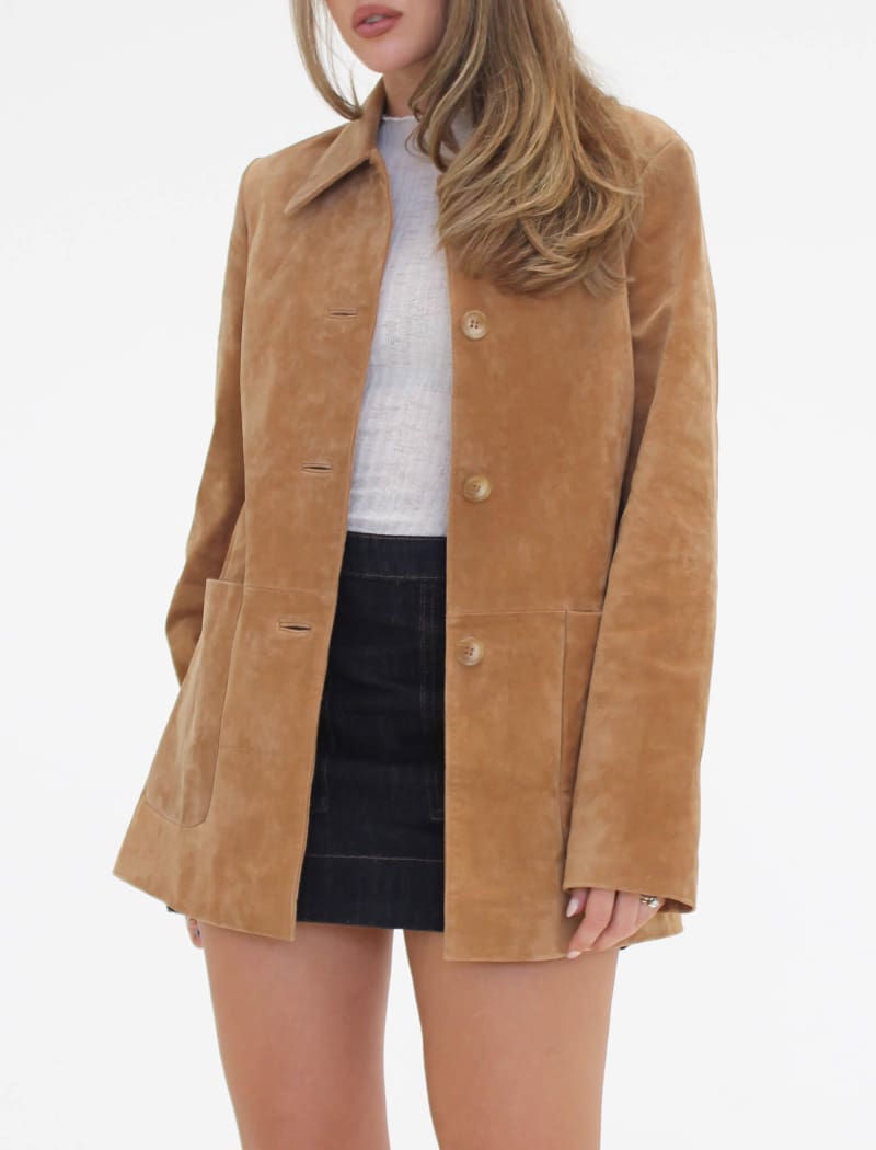 Yellowstone Jacket | Saddle Suede