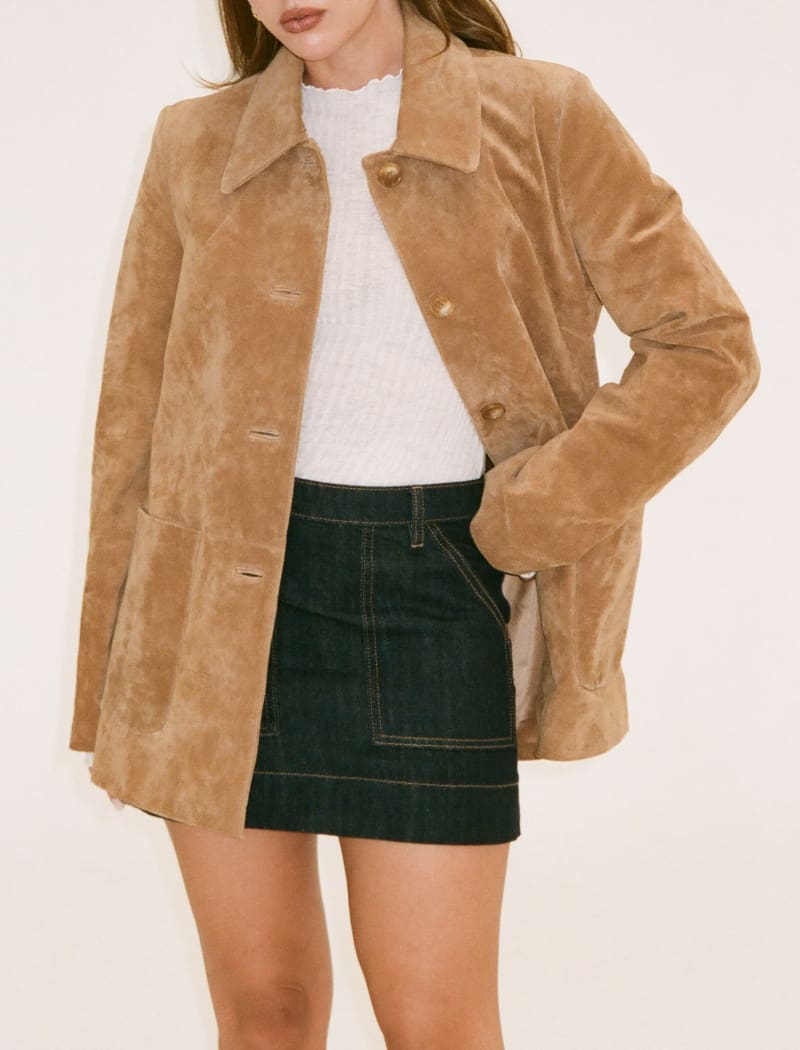 Yellowstone Jacket | Saddle Suede