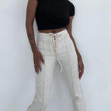 Yellowstone Pant | Cream Suede - Pants