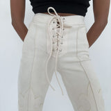 Yellowstone Pant | Cream Suede - Pants